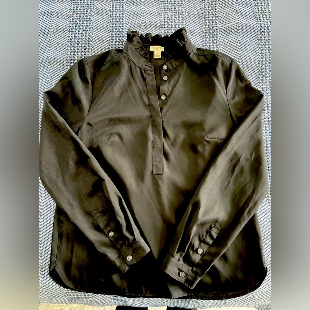 Black JCrew blouse, like new!